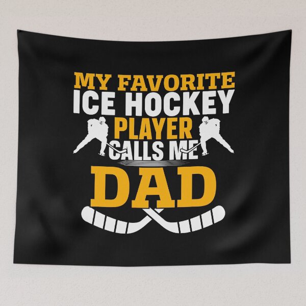 Artikelvorschau, Mein Lieblings-Eishockeyspieler nennt mich Papa zum Vatertag entworfen und verkauft von rifatart.