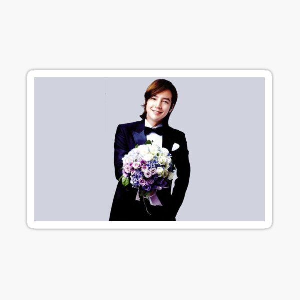 Jang Keun Suk with Flowers Sticker
