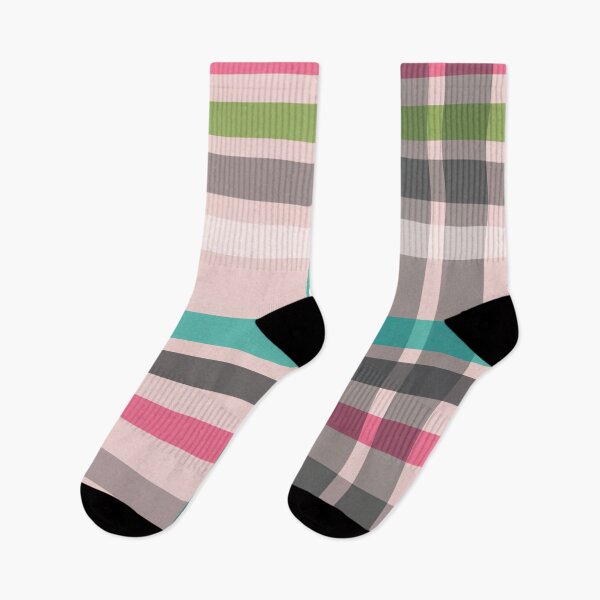 Item preview, Modern retro plaid pastel pattern print designed and sold by betes-etranges.