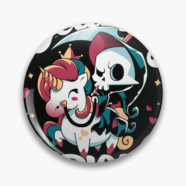 Item preview, Deadly Serious - Grim Reaper's Unicorn designed and sold by Snouleaf.