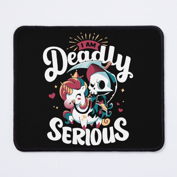 Item preview, Deadly Serious - Grim Reaper's Unicorn designed and sold by Snouleaf.