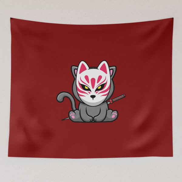 Item preview, Cute Kitsune cat  designed and sold by RIXXI HEY CO..