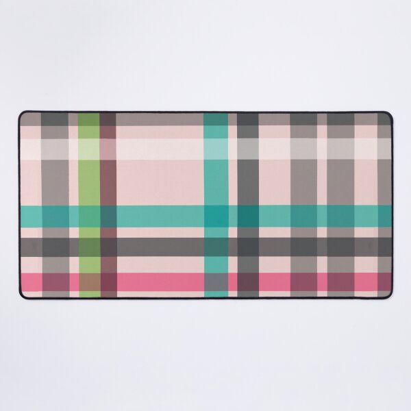 Item preview, Modern retro plaid pastel pattern print designed and sold by betes-etranges.