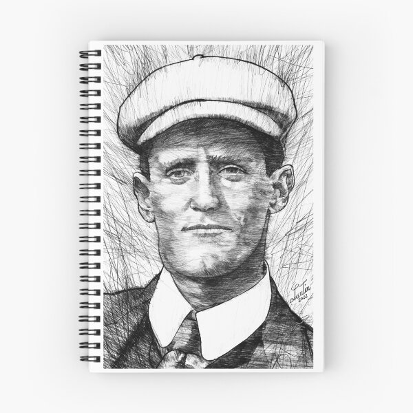 Item preview, JAMES JOYCE black and white pencil portrait designed and sold by lautir.