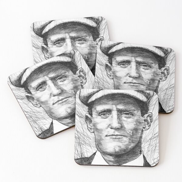Item preview, JAMES JOYCE black and white pencil portrait designed and sold by lautir.