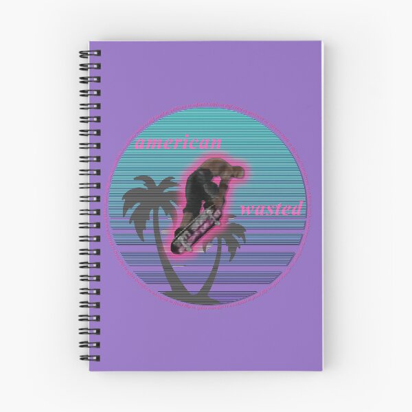 Item preview, a m e r i c a n   w a s t e d  (b l u e) designed and sold by Gonzo's Rad Design Shop.