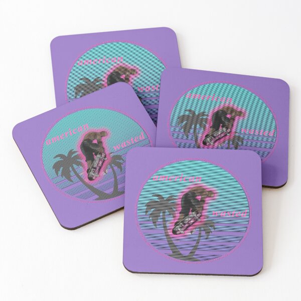 Item preview, a m e r i c a n   w a s t e d  (b l u e) designed and sold by Gonzo's Rad Design Shop.
