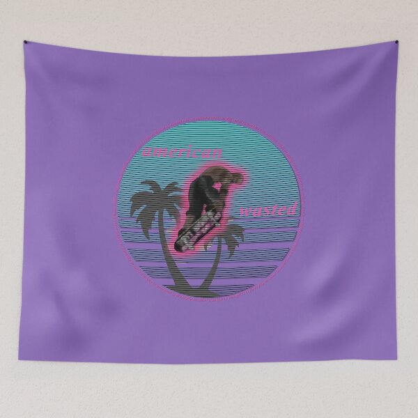 Item preview, a m e r i c a n   w a s t e d  (b l u e) designed and sold by Gonzo's Rad Design Shop.