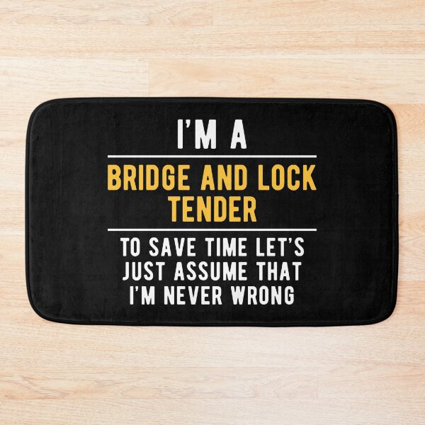 Item preview, Bridge and Lock Tender Witty designed and sold by NestaReign.