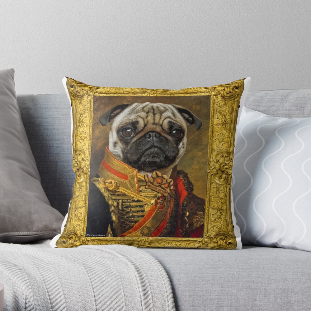Napugleon Throw Pillow