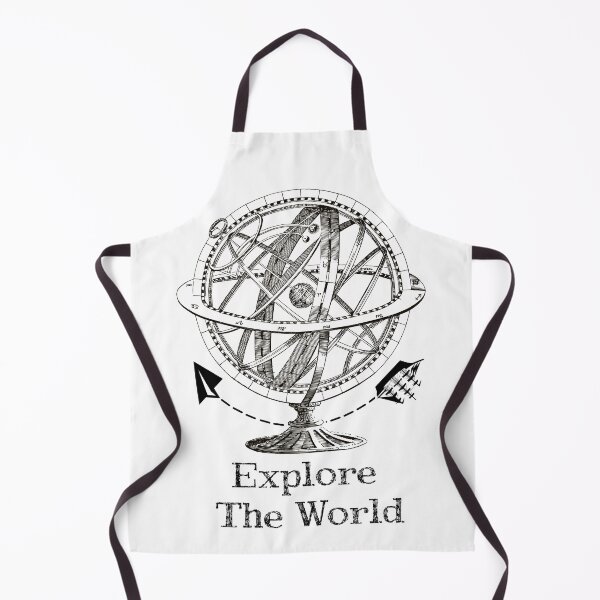 Item preview, 'Explore The World' Earth Globe - Retro Illustration Design for T-shirts, mugs, phone cases and other accessories designed and sold by Ridiculam Toga.