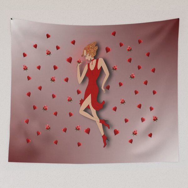 Item preview, Lady in Red designed and sold by Paulacatlady.