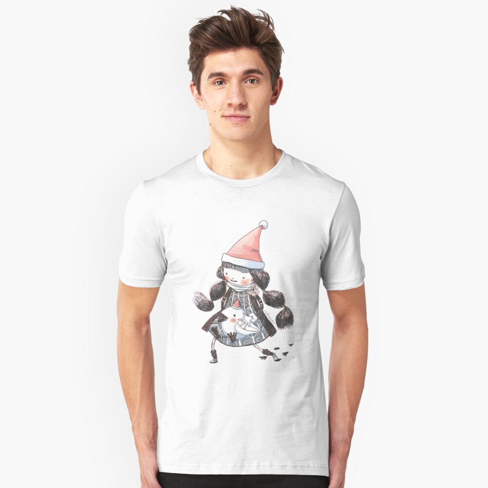 Travel With Love (Xmas) Slim Fit T-Shirt