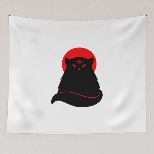 Item preview, Black Kitsune fox designed and sold by RIXXI HEY CO..