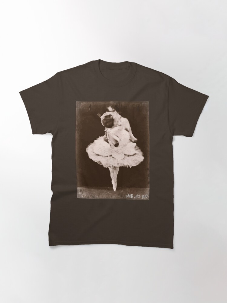 Alternate view of NO I MUST DANCE PUG Classic T-Shirt