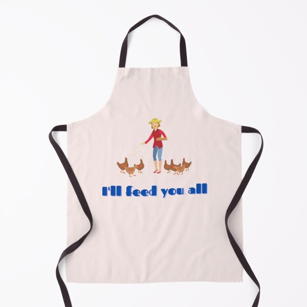 Item preview, Te alimentaré a todos Delantal designed and sold by Dewlangrial.