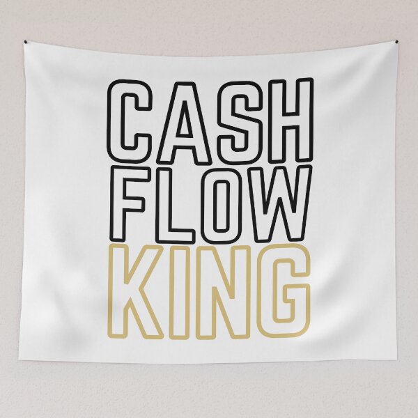 Item preview, CASH FLOW KING modified 3 white background  designed and sold by KingsManKind.