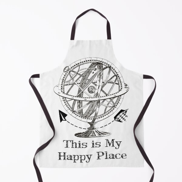 Item preview, 'This is My Happy Place' Earth Globe - Retro Illustration Design for T-shirts, mugs, phone cases and other accessories designed and sold by Ridiculam Toga.