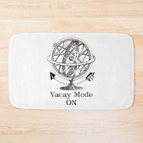 Item preview, 'Vacay Mode ON' Earth Globe - Retro Illustration Design for T-shirts, mugs, phone cases and other accessories designed and sold by Ridiculam Toga.