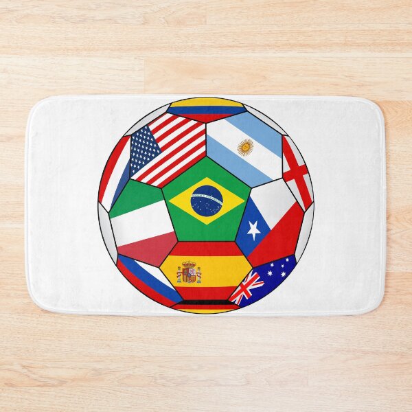 Item preview, Soccer with various flags - Brazil 2014 designed and sold by siloto.