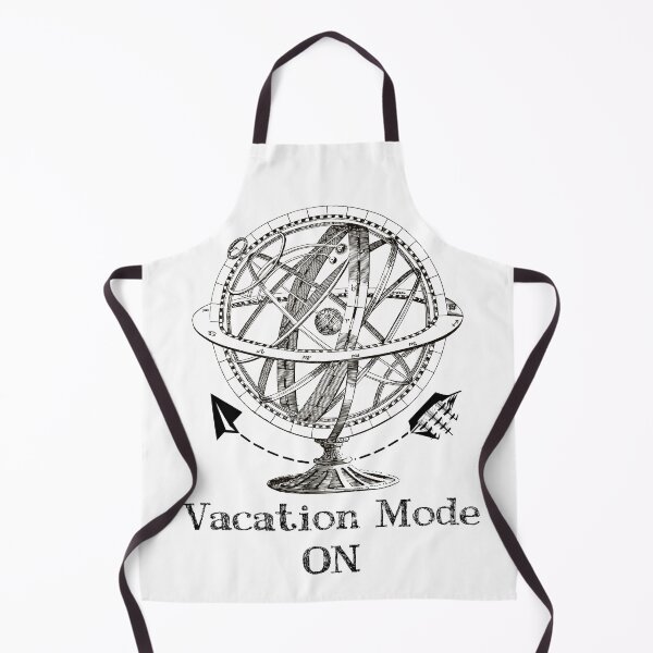 Aperçu de l'œuvre Globe terrestre « Mode vacances activé » - Conception d'illustration rétro pour T-shirts, tasses, étuis de téléphone et autres accessoires créée et vendue par Ridiculam Toga.