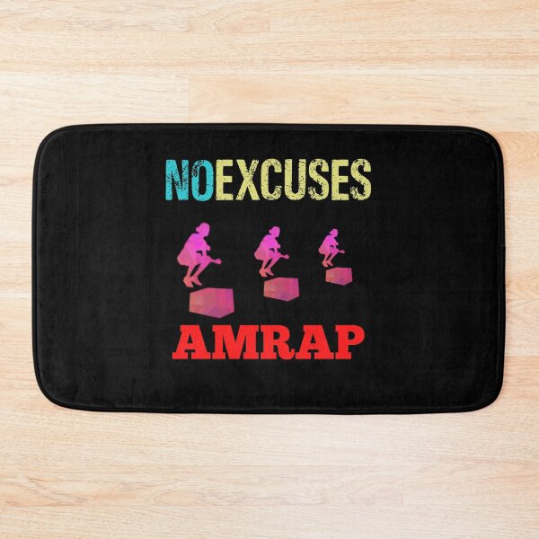 Item preview, No Excuses AMRAP Workout designed and sold by Desiznn.