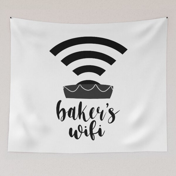 Item preview, The Baker's Wifi  designed and sold by byebyesally.