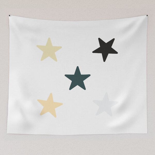 Item preview, Abstract Multi Color Star Pattern designed and sold by Pixel4Art.