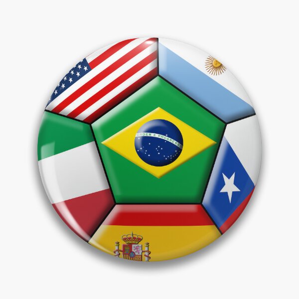 Item preview, Soccer with various flags designed and sold by siloto.