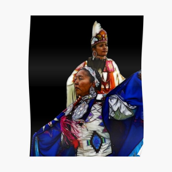 Pow Wow Dancers Poster