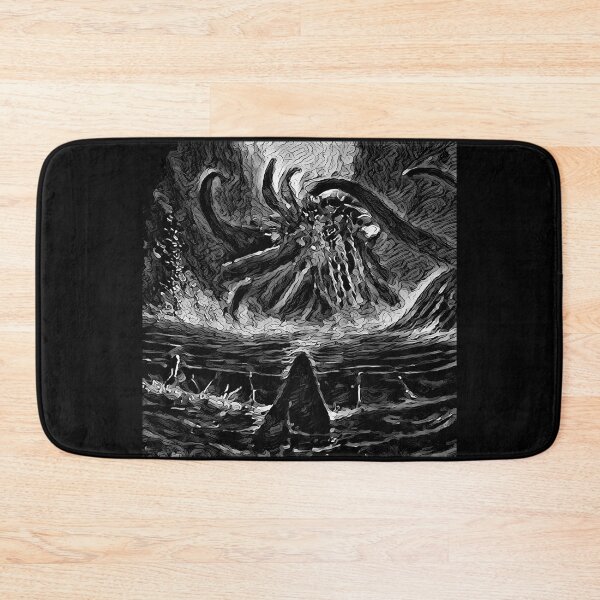 Item preview, Lair of the Beast (Black & White) - H P Lovecraft inspired Art - spcreationsco22 designed and sold by SpCreationsCo22.