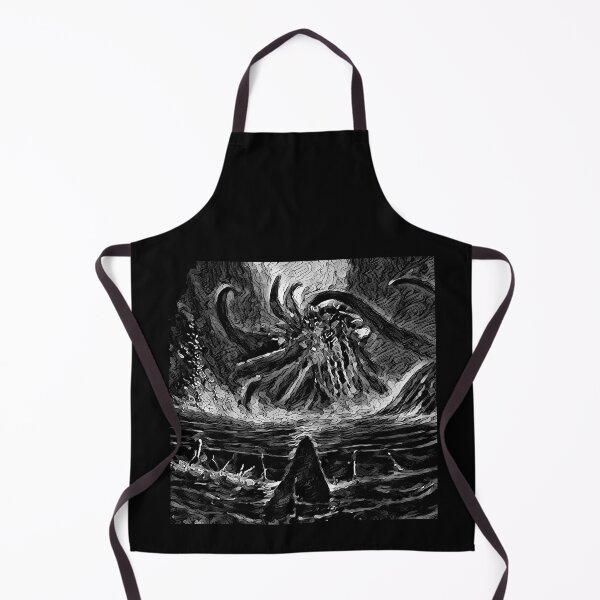 Item preview, Lair of the Beast (Black & White) - H P Lovecraft inspired Art - spcreationsco22 designed and sold by SpCreationsCo22.