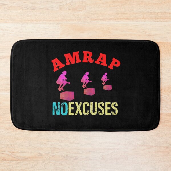 Item preview, No Excuses AMRAP Fitness designed and sold by Desiznn.