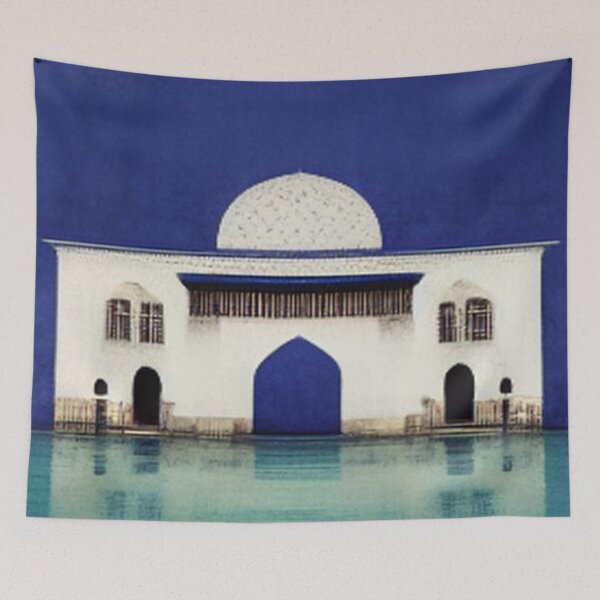 Item preview, A painting of the ancient Islamic Arab palace and architecture designed and sold by MaissaArt.