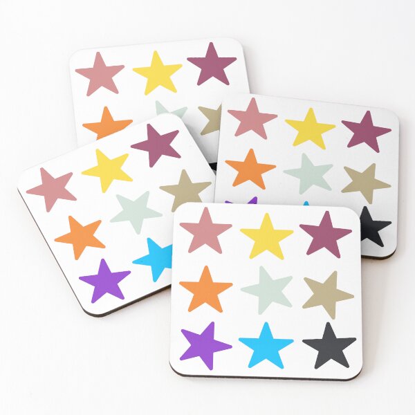 Item preview, Abstract Multi Color Star Pattern designed and sold by Pixel4Art.
