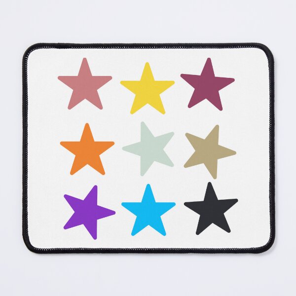 Item preview, Abstract Multi Color Star Pattern designed and sold by Pixel4Art.