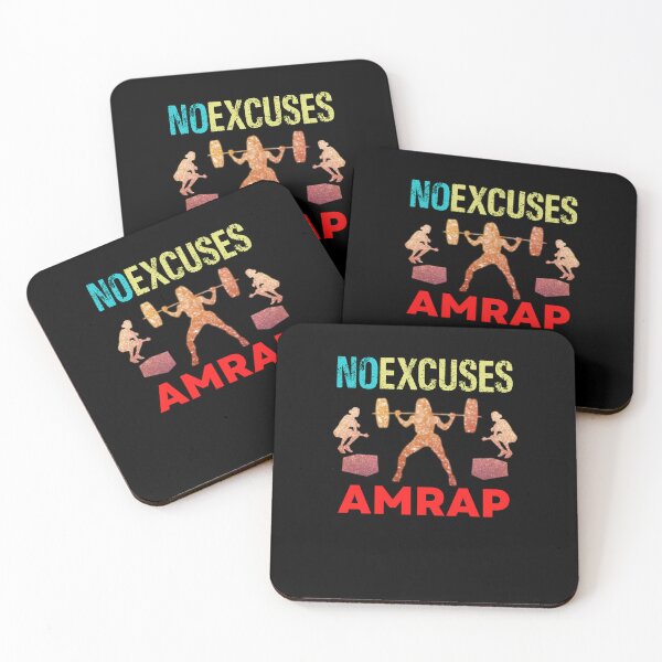 Item preview, No Excuses AMRAP Builder designed and sold by Desiznn.