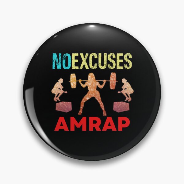 Item preview, No Excuses AMRAP Builder designed and sold by Desiznn.