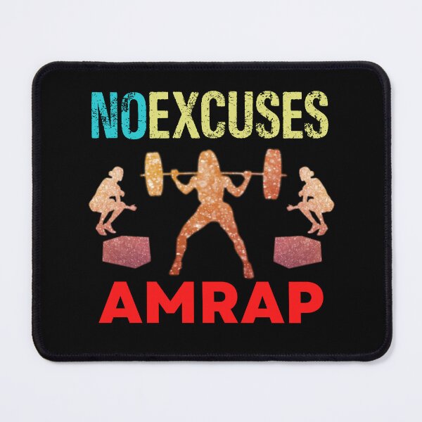 Item preview, No Excuses AMRAP Builder designed and sold by Desiznn.