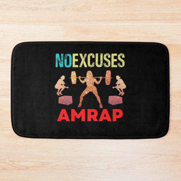 Item preview, No Excuses AMRAP Builder designed and sold by Desiznn.