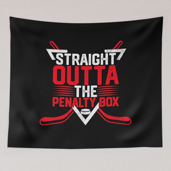 Item preview, Funny Straight Outta The Penalty Box Ice Hockey Player Coach designed and sold by rifatart.