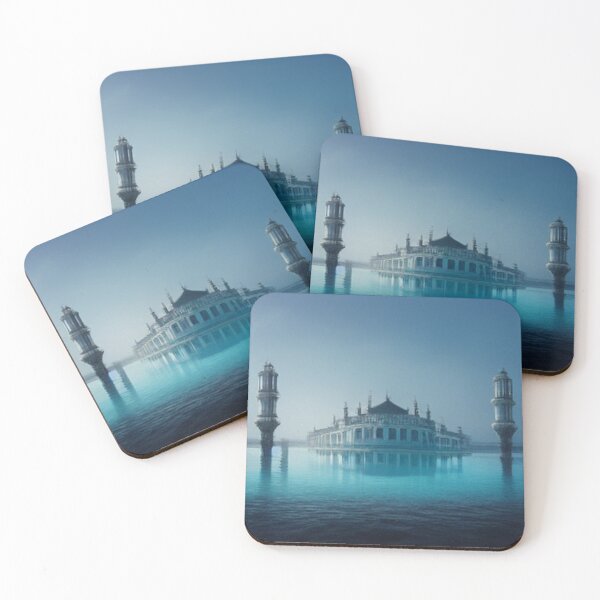Item preview, A painting of the ancient Islamic Arab palace and architecture designed and sold by MaissaArt.