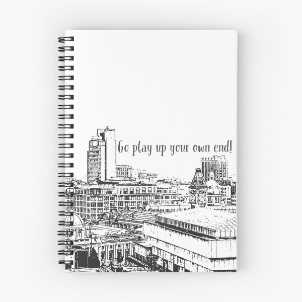 Item preview, Go play up your own end Birmingham saying and Birmingham cityscape  designed and sold by KCiPhoto.