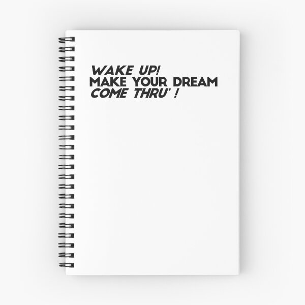 Item preview, WAKE UP! MAKE YOUR DREAM COME TRUE'! designed and sold by ZalynsGraphic.