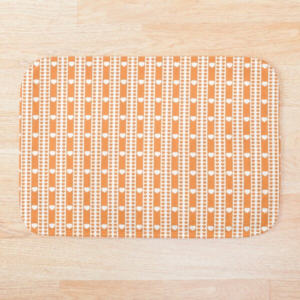 Artikelvorschau, Scandi geometrische Herzen orange entworfen und verkauft von Claudia S. Design.