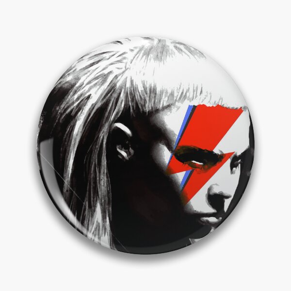 Artikelvorschau, Yolandi Visser von Die Atwoord mit einem Bowiebolzen entworfen und verkauft von Nerd Army.