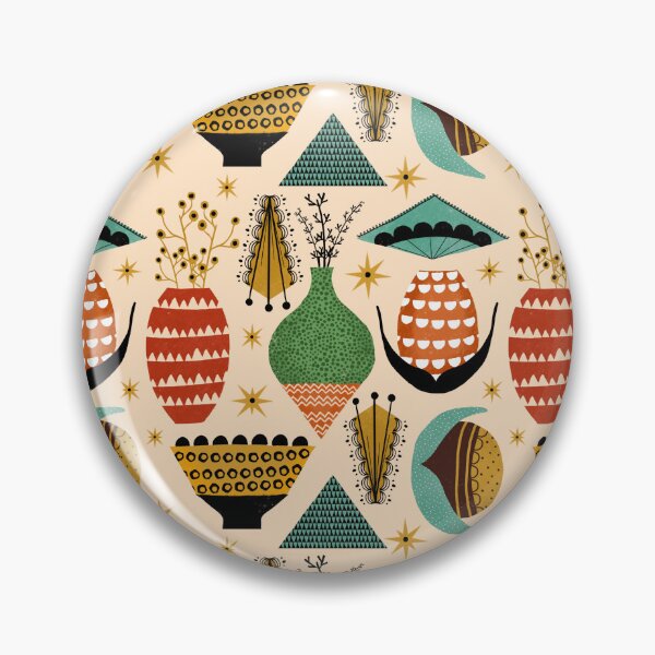 Item preview, Out of this world floral pearl - mid century designed and sold by susycosta.