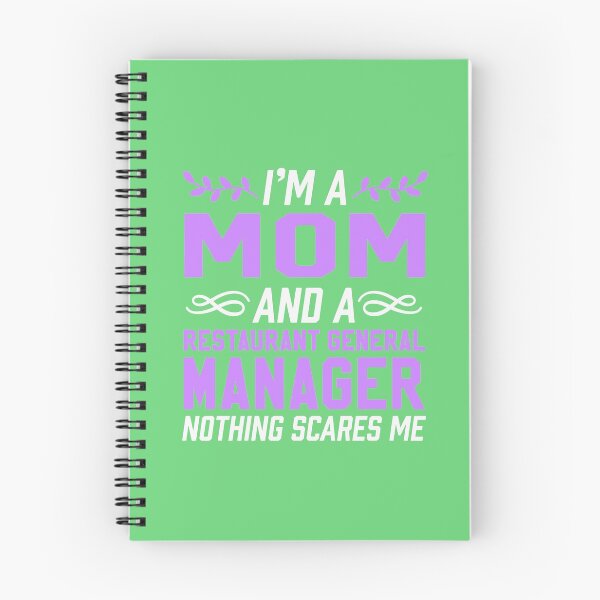 Item preview, Mom & Restaurant General Manager Nothing Scares designed and sold by AlwaysAwesome.