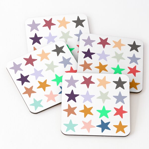 Item preview, Abstract Multi Color Star Pattern designed and sold by Pixel4Art.