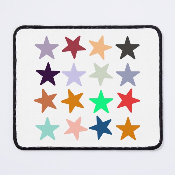 Item preview, Abstract Multi Color Star Pattern designed and sold by Pixel4Art.